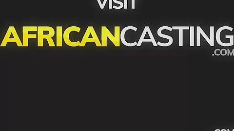 African Backroom Casting Couch Interracial Suck and Fuck