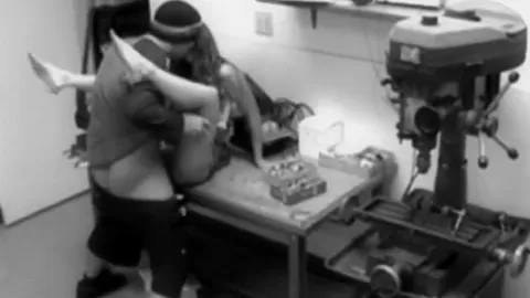 Couple get horny and Fucking Hardcore at work