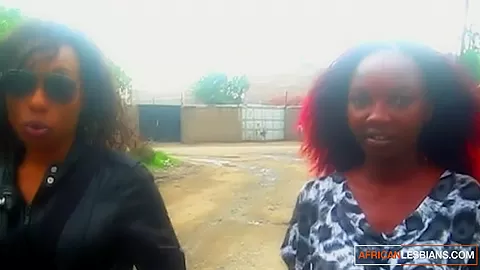 Kenyan ex-coworkers outdoor final lesbian romantic encounter