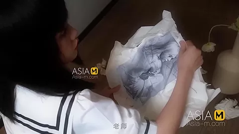ModelMedia Asia-Painter's Model-Xun Xiao Xiao-MMZ-033-Best Original Asia Porn Video