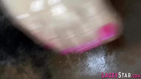 Granny whore tit fucks black dick