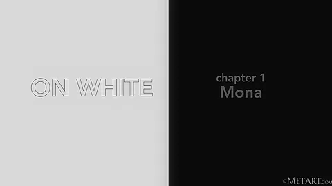 On White - Mona - Met-Art