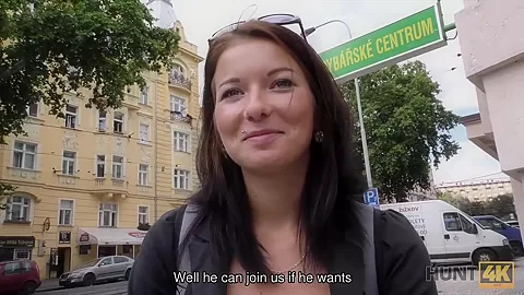 HUNT4K. Adorable teen 18+ hottie gets cash and receives sexual pleasure