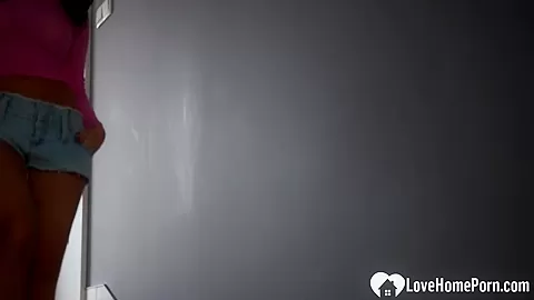 Incredible brunette sweetie shows all of her goods