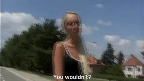 Gorgeous Blonde Takes Cash for Public Fuck