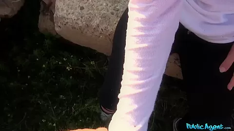 Tight Pussy Fucked For Cash Outside - PublicAgent