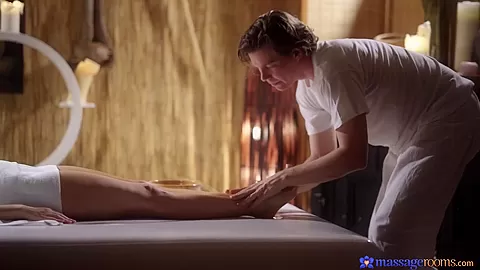 Slow Sensual Blowjob And Doggystyle - MassageRooms