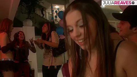 Sexy girl gets pussy licked and fingered then rides a huge cock to a cumshot