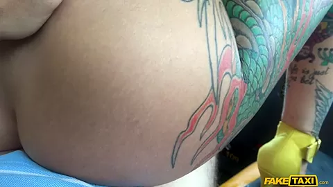 Ass To Mouth With Tattooed Babe - FakeTaxi