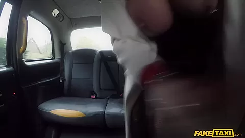 Massive Boobs Titwank And Hard Fuck - FakeTaxi