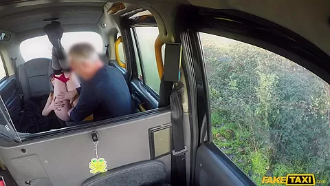 Hairy French Tight Pussy Penetrated - FakeTaxi