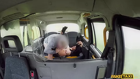 Big Tits Petite Ebony Babe Squirts - FakeTaxi