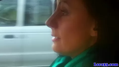 Classy milf in stockings cocksucking