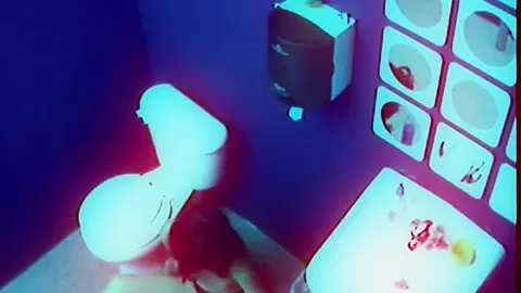 Masturbating slut caught on spy cam