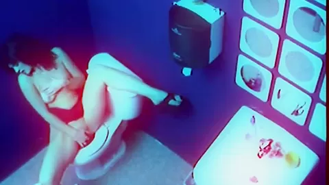Masturbating slut caught on spy cam