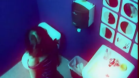 Masturbating slut caught on spy cam