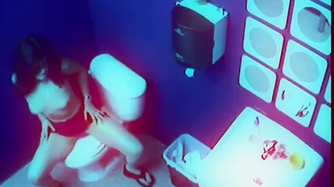 Masturbating slut caught on spy cam