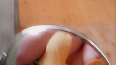 Selfie Squirting In The Mirror