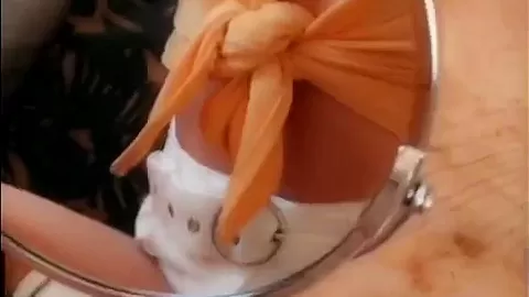 Selfie Squirting In The Mirror