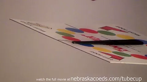 naked twister and hot kissing girls with tongue