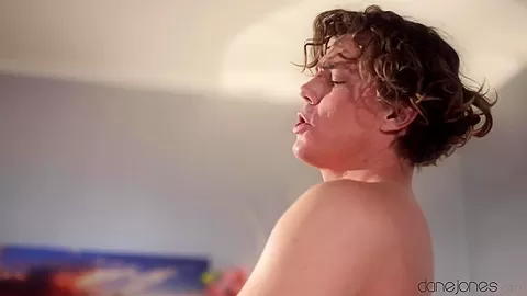 Slim Blonde Nymph Milks Studs Cock - DaneJones