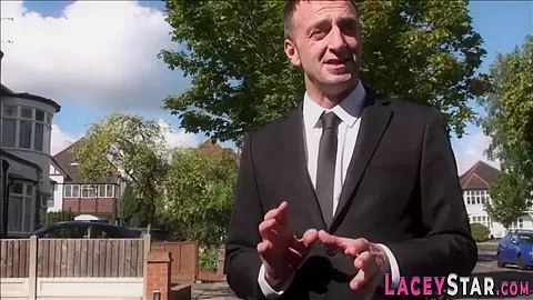 Pounded gran throats and titfucks