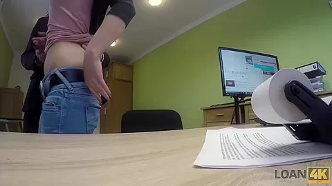 LOAN4K. Brunette babe is ready for anal sex to open tattoo studio