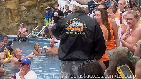 nudist swinger pool party key west