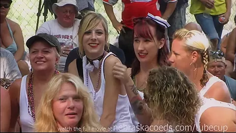 amateur wet tshirt contest at nudes a poppin festival indiana