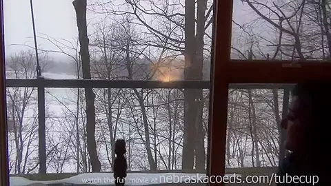 snowed in with teen 18+ and massively huge black dildo stretcher