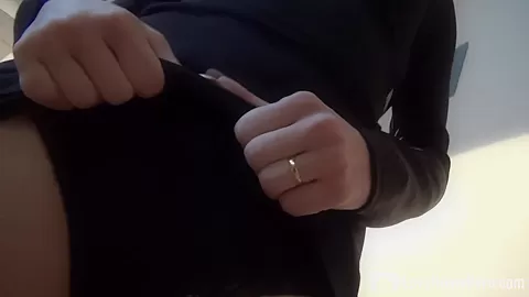 Aroused girlfriend teases her man with fingering