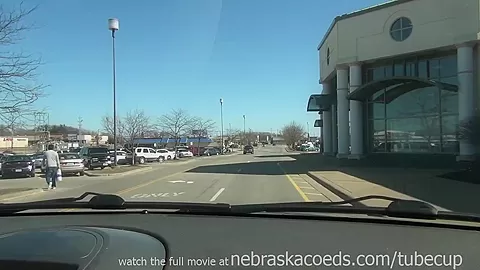 actually picking up hot blonde teen 18+ up from mall job
