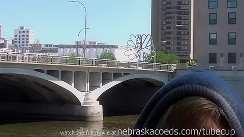masturbating nude in public in front of police station