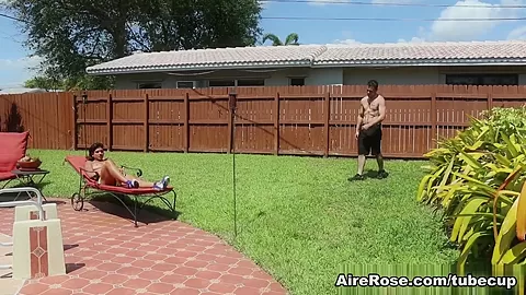 Exotic Beauty Gets Fucked Poolside