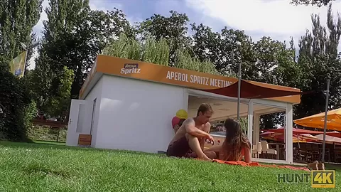 HUNT4K. Arrogant girl gets fucked all slits in public pickup porn