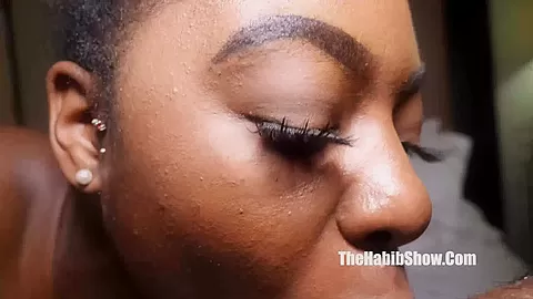 deep throat swallows rickos bbc deep in da nuts