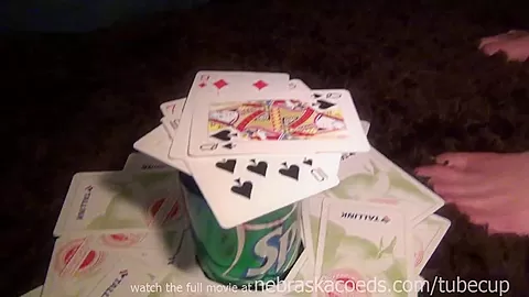 strip poker turns into dp anal hot fucking chick