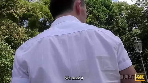 HUNT4K. Cuckold admires how girlfriend copulates with another man