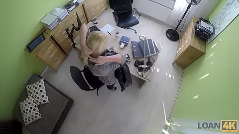 LOAN4K. Brilliant towheaded girl gets money after sex with agent
