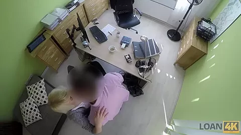 LOAN4K. Brilliant towheaded girl gets money after sex with agent