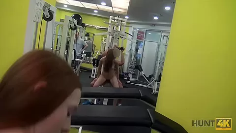 HUNT4K. Magnificent young girl loves just sports, money, and sex