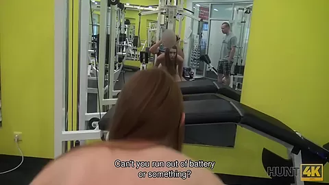 HUNT4K. Magnificent young girl loves just sports, money, and sex