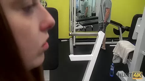HUNT4K. Magnificent young girl loves just sports, money, and sex