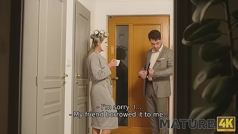 MATURE4K. Kinky Coffee Fuck
