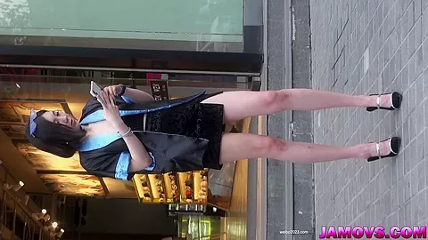 Chinese Girl Caught on the Street