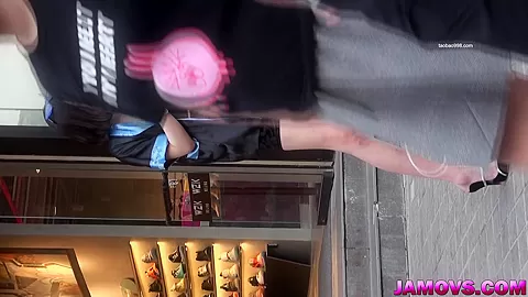 Chinese Girl Caught on the Street