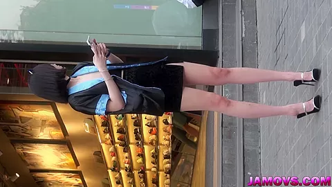 Chinese Girl Caught on the Street