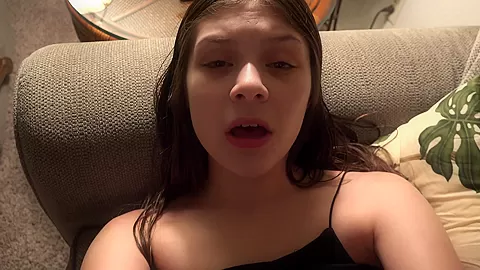 Brunette Love To Feel Dick Inside Her Tiny Pussy