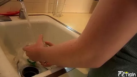 Horny redhead babe with hairy pussy have intense lesbian sex with her cleaner