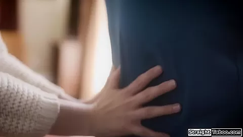 Stepdaughter seduces me and wants me to cum inside her pussy